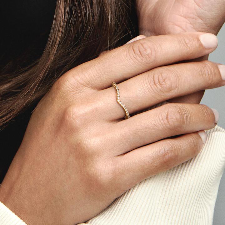 Image du produit Pandora Anneau Shine Sparkling Wishbone (58)