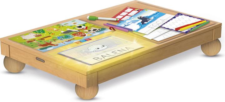 Actual product image Lisciani Montessori Wood Multi Activity Table