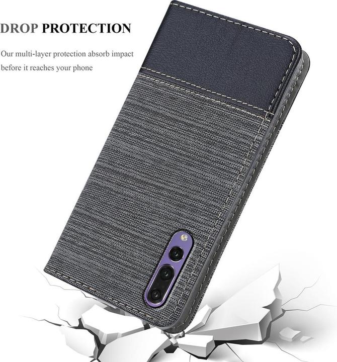 Actual product image Cadorabo Book Jeans Optics Cover (Huawei P20 Pro)