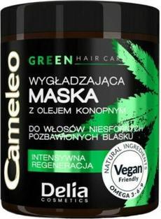 Produktbild Delia Cosmetics Cameleo - Green Hair Care smoothing mask with hemp oil for unruly hair 250ml (250 ml)