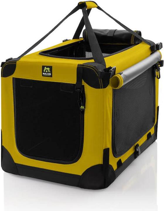Actual product image Maelson Soft Kennel Hundebox in 3 Grössen - Saffron Yellow (Dog, Breathable, Safety closure, Washable, Foldable)