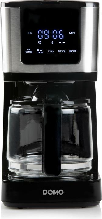 Produktbild Domo CAFETIÈRE DO733K 1,25L 10 TASSES MUG 400ML COMMANDES TACTILES/ÉCRAN LED FILTRE PERMANENT