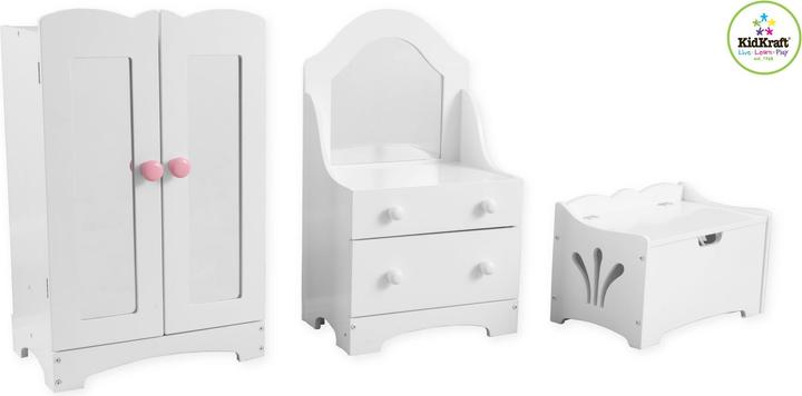 Actual product image KidKraft Small dolls wardrobe Lil' Doll