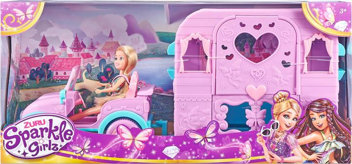 Immagine prodotto Zuru Bambola Sparkle Girlz con jeep e roulotte (100176)