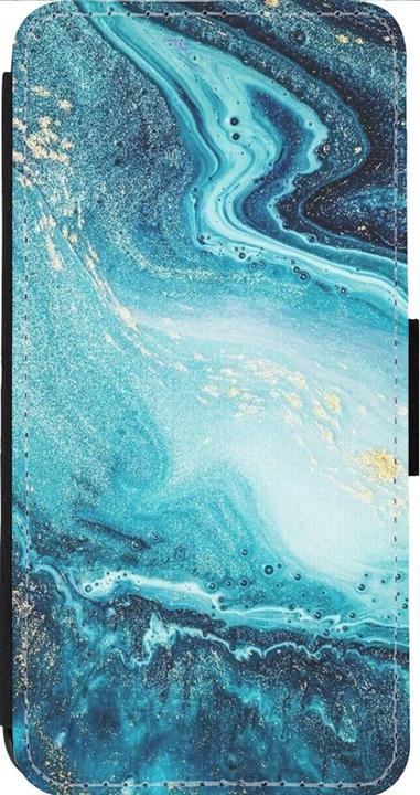 Immagine prodotto PhoneLook Cover Portafoglio Nero Blu Schiuma di Mare (Apple iPhone 13 Pro Max)