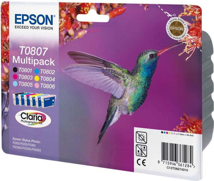 Produktbild Epson Multipack - Schwarz, Gelb, Cyan, Magenta, hellmagentafarben, hell Cyan (M, LC, BK, C, Y)