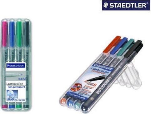 Actual product image Staedtler Lumocolor non-permanent (Multicoloured, 1 mm, 4 x)
