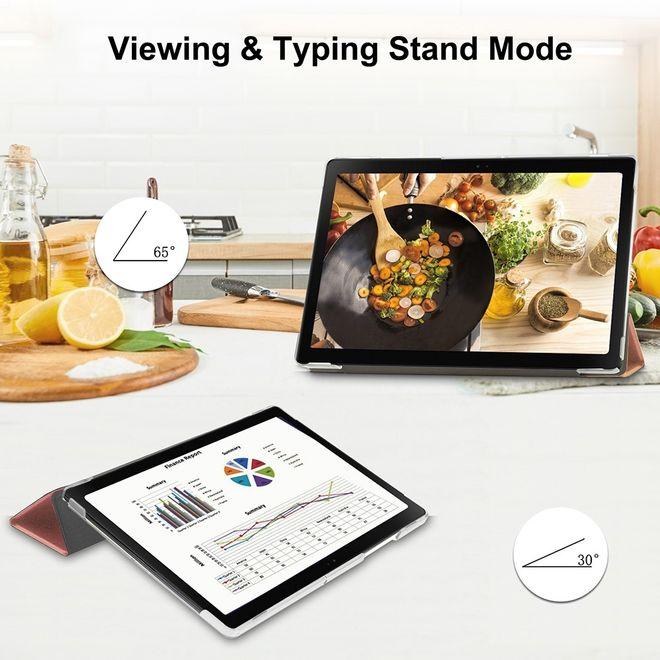 Actual product image MU Classic Triple foldable leather cover (Galaxy Tab A8 (2021))