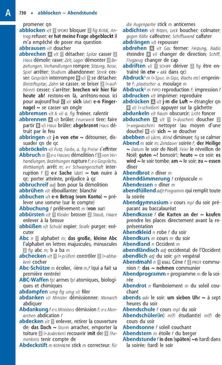 Image du produit Langenscheidt Abitur-Wörterbuch Französisch Klausurausgabe (Allemand, Français, 2025)