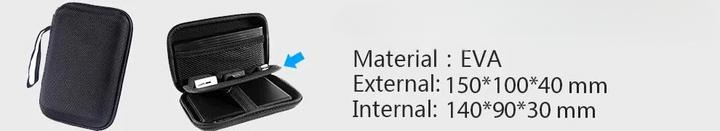 Immagine prodotto Only-Bags.Store Custodia per hard disk da 2,5 Custodia protettiva per HDD portatili per hard disk esterni