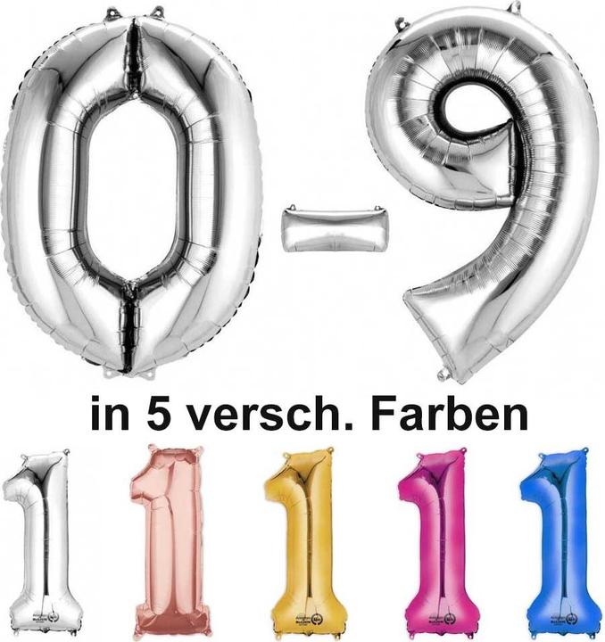 Actual product image Amscan Foil Balloon Number 7 (1 x)