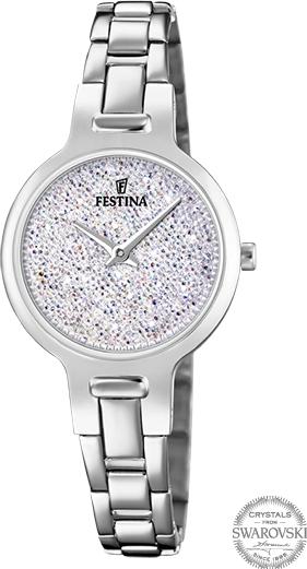 Lotus FESTINA DAMENUHR F20379/1 MIT SILBERNEN ZIFFERBLATT (29 mm)