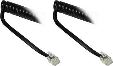 Immagine prodotto Good Connections Cavo per cornetta telefonica (cavo a spirale), nero, 2m, ®