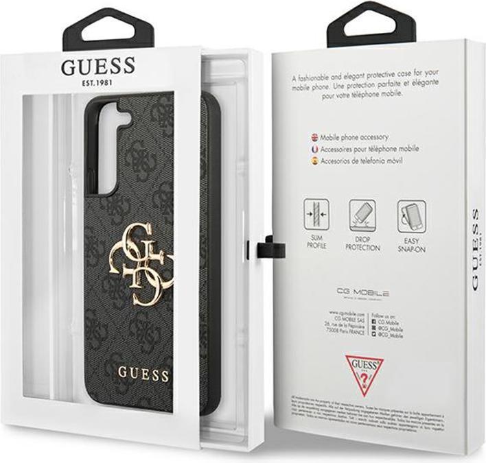 Immagine prodotto Guess Custodia 4G Metal Logo per Samsung Galaxy S23+ - grigio (Samsung Galaxy S23+)