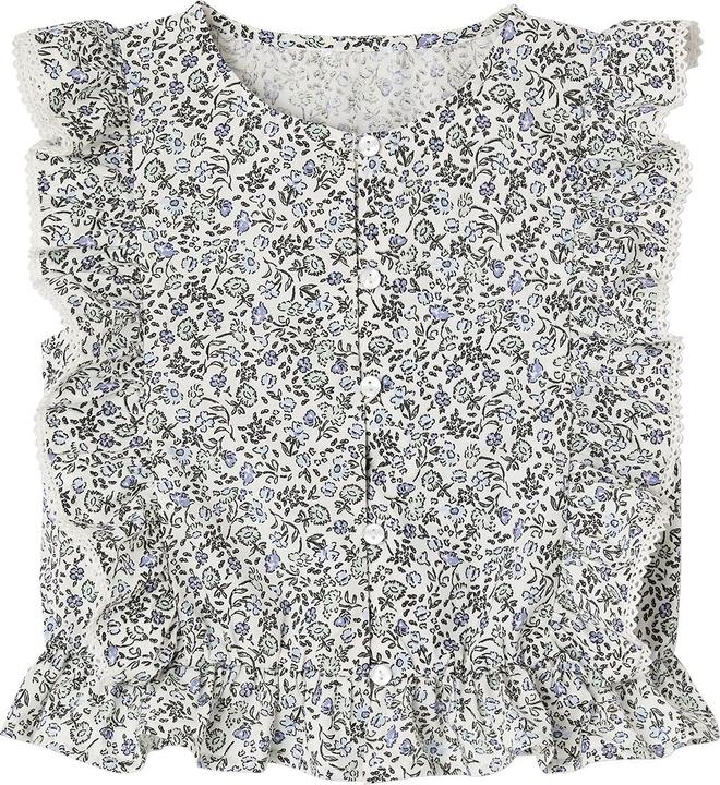 Produktbild Vertbaudet Festliches Mädchen-Set: Volantbluse & Shorts (92)