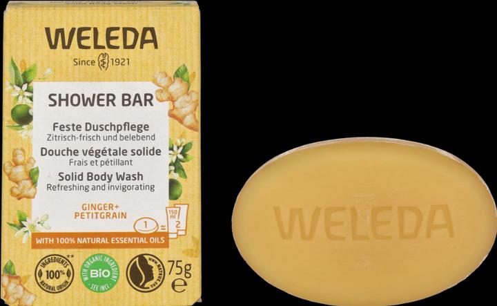 Produktbild Weleda Shower Bar Ginger + Petitgrain