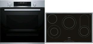 Produktbild Bosch Hausgeräte Set HBA578BS0 + PKC845FP1D