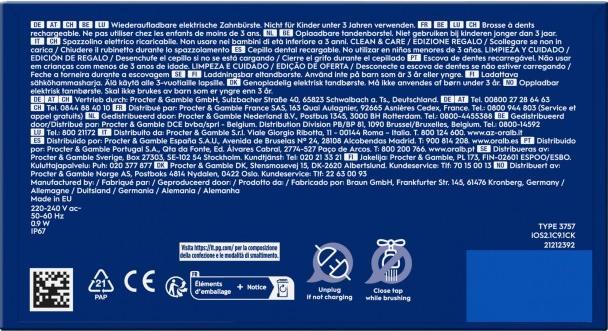 Actual product image Oral-B iO Series 2 (Oscillating toothbrush)