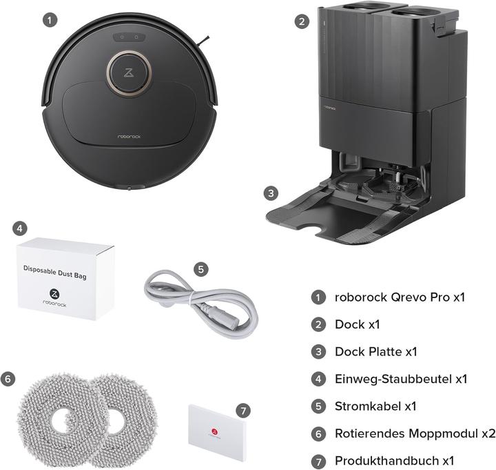 Produktbild Roborock Qrevo Pro (Saugwischroboter)