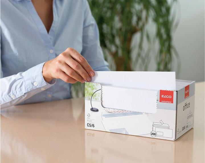 Image du produit Elco Enveloppes de bureau dans de petits emballages de bureau (C5/6, 200 x)