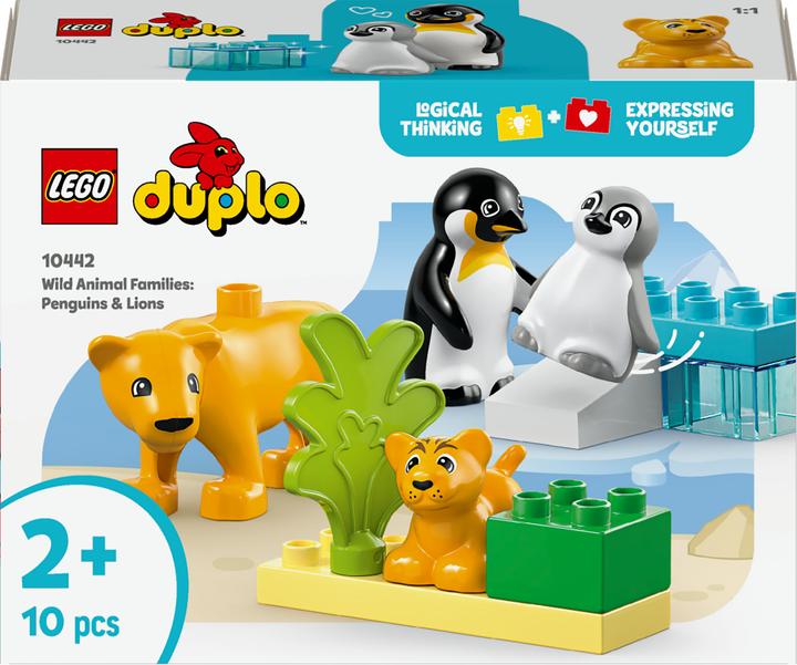 Immagine prodotto LEGO Wildtier-Familien: Pinguine und Löwen (10442)
