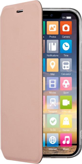 Actual product image Screenor CLEVER mobile phone case 17 cm (6.7") Wallet case Rose (Apple iPhone 15 Plus)
