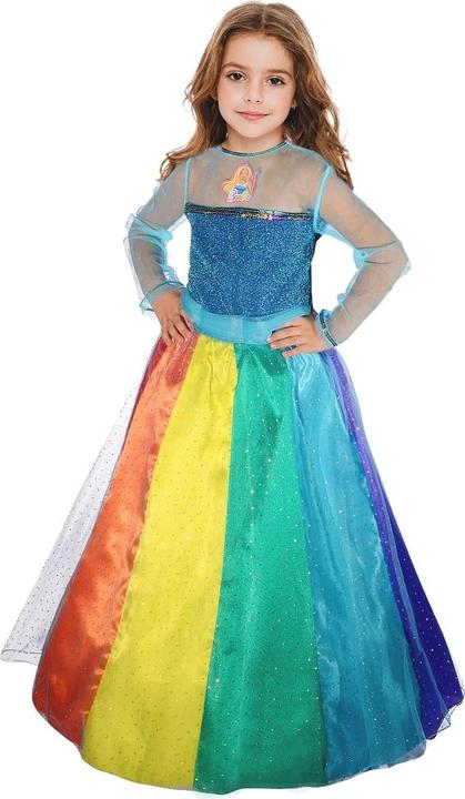 Produktbild Ciao Barbie Regenbogen Kostüm (Langes Kleid und Petticoat) - 3-4 Jahre