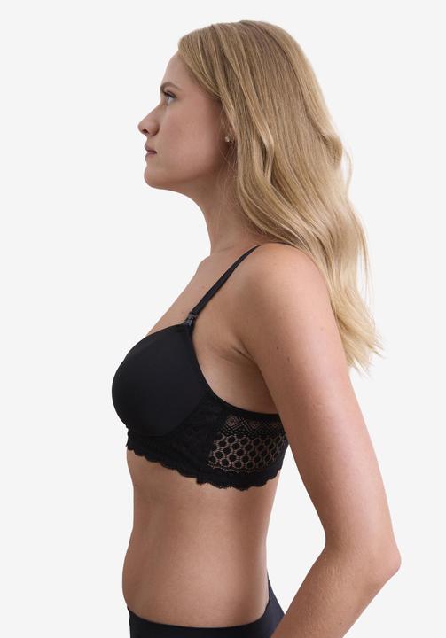 Image du produit Vertbaudet Soutien-gorge d'allaitement en microfibre et dentelle (80 F)