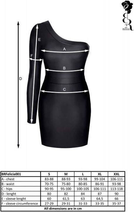 Produktbild Demoniq Wetlook Minikleid "BRFelicia001" (XL)