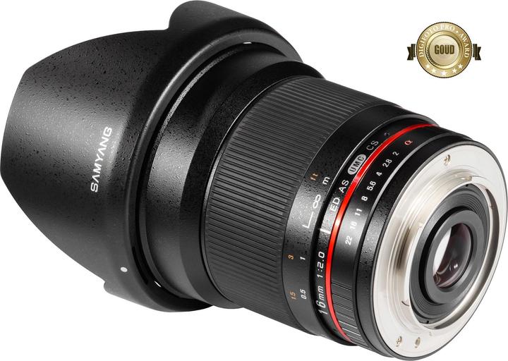 Actual product image Samyang MF 16mm f/2.0 ED AS UMC CS Canon M (Canon EF-M, APS-C / DX)