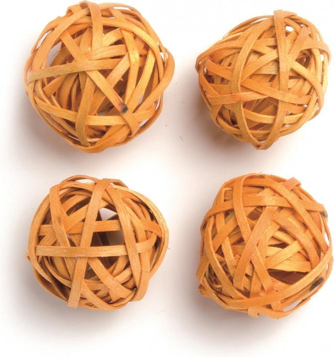 Image du produit Glorex Boules de rotin 3pcs 6cm
