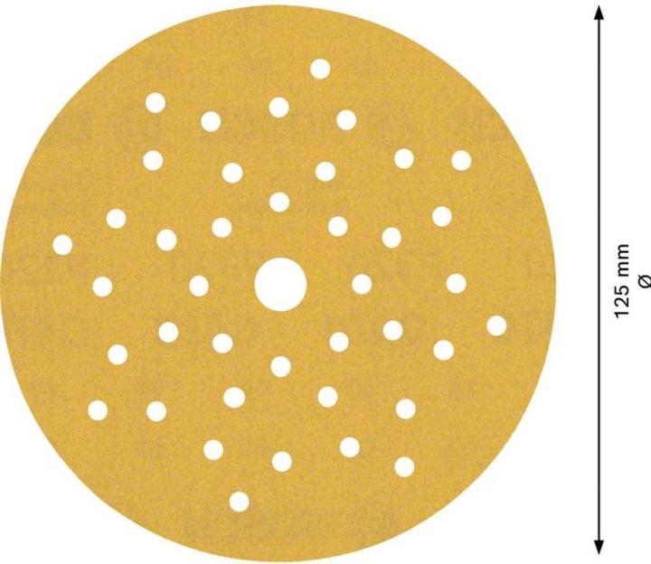Image du produit Bosch Professional Zubehör Papier abrasif Expert C470 à trous multiples pour ponceuse excentrique, 125 mm, G 320, 5 pces. (320)