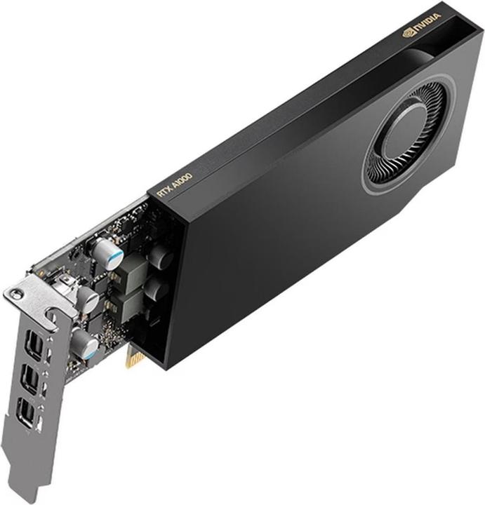 Produktbild PNY Grafikkarte RTX A1000, Grafikkategorie: Professional/CAD (8 GB)