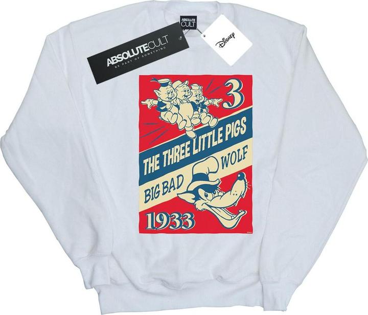 Immagine prodotto Disney Three Little Pigs And The Big Bad Wolf Felpa Donna (XXL)