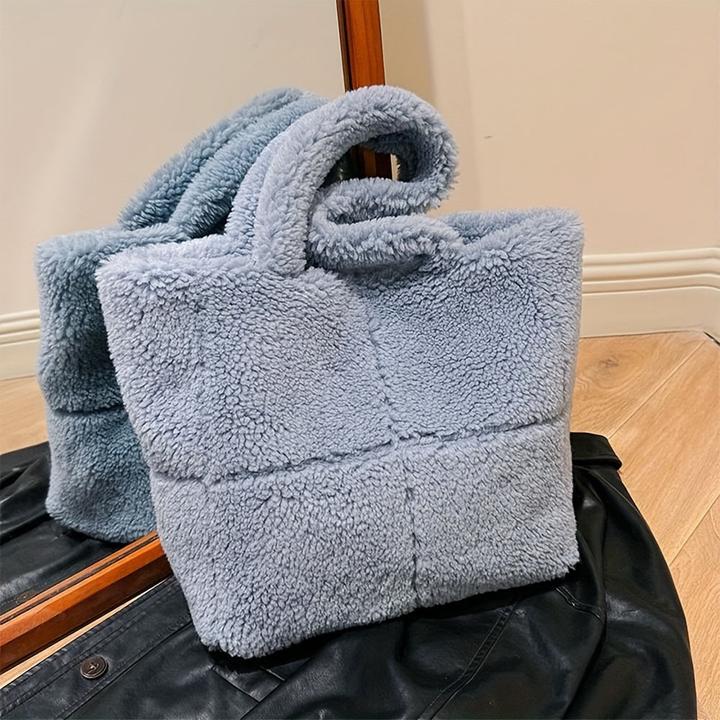 Produktbild Only-Bags.Store Schicke Kunstpelz-Umhängetasche - vielseitig und leicht, perfekt für Arbeit oder Freizeit