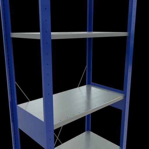 Immagine prodotto Schulte Lagertechnik MULTIplus150 sistema di scaffalatura di base senza bulloni con traversa