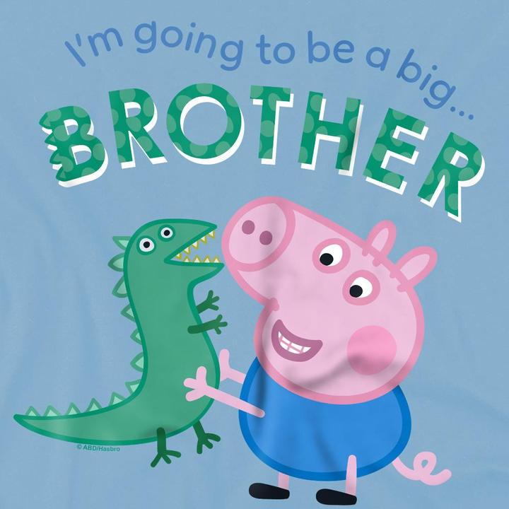 Actual product image Peppa Pig Childrens/Kids Big Brother George T-Shirt (116)