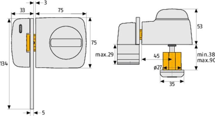 Produktbild Abus 7535 S EK