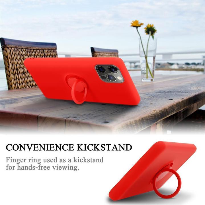 Actual product image Cadorabo TPU Liquid Ring Silicone Case Cover (Apple iPhone 12 Pro Max)