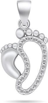 Image du produit Brilio Silver - Magnifique pendentif en argent sterling avec zircons Imprints PT61W