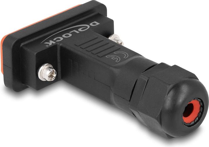 Actual product image Delock Adapter D-Sub HD 15 pin male with housing IP67 waterproof (Sub-D 15, 4.90 cm)