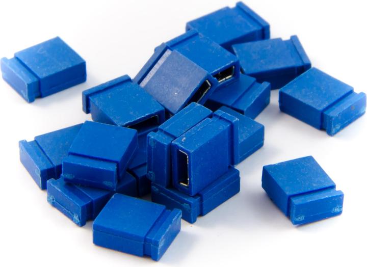 Purecrea Pont de court-circuit Cavalier Bleu RM 2.54mm 20 pcs.