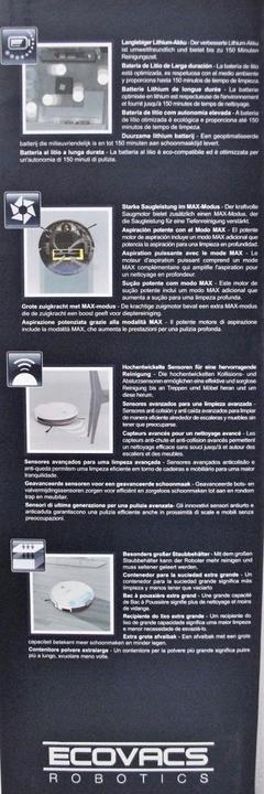 Actual product image Ecovacs Dm82 (Robot vacuum)