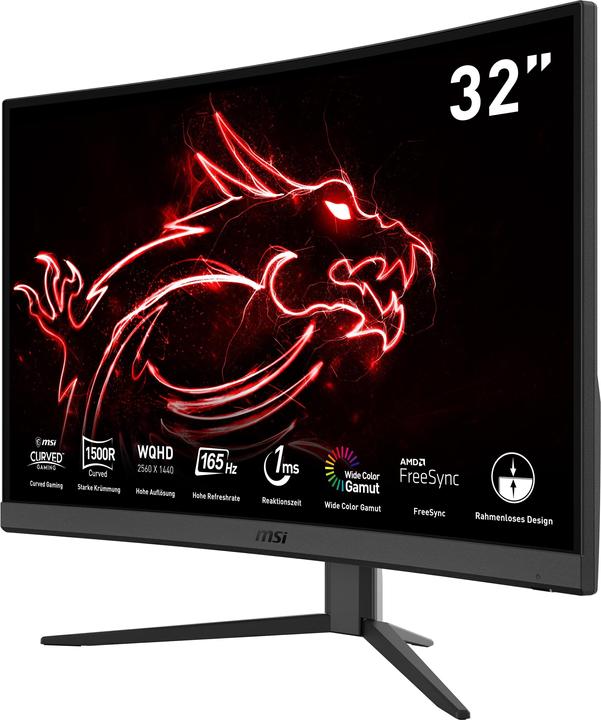 Actual product image MSI Optix G32CQ4DE-009 (2560 x 1440 pixels, 31.50")