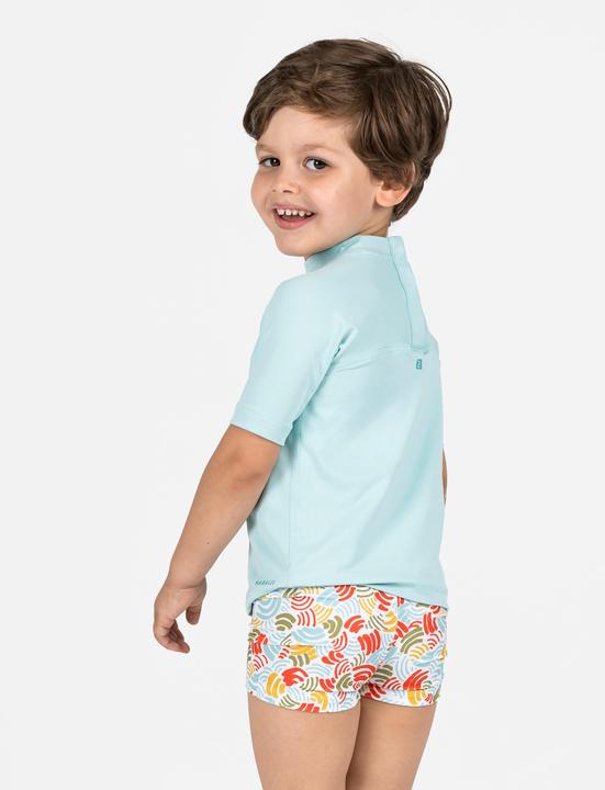 Produktbild Nabaiji Badehose Boxer Baby/Kinder - Titou Zag weiss (5, 6)