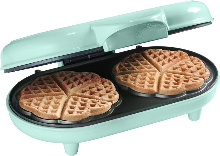Actual product image Bestron Double Heart Waffle Maker