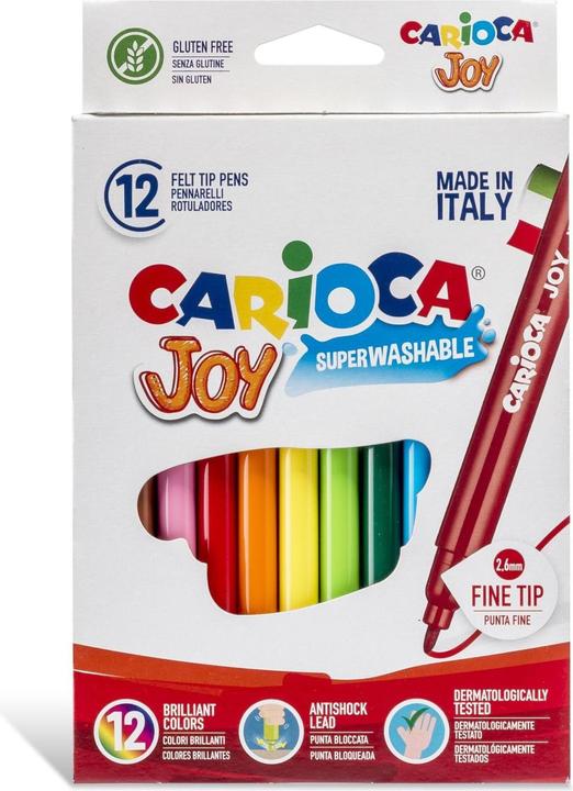 Image du produit Carioca Stylo en fibre Joy (Multicolore, 12 x)