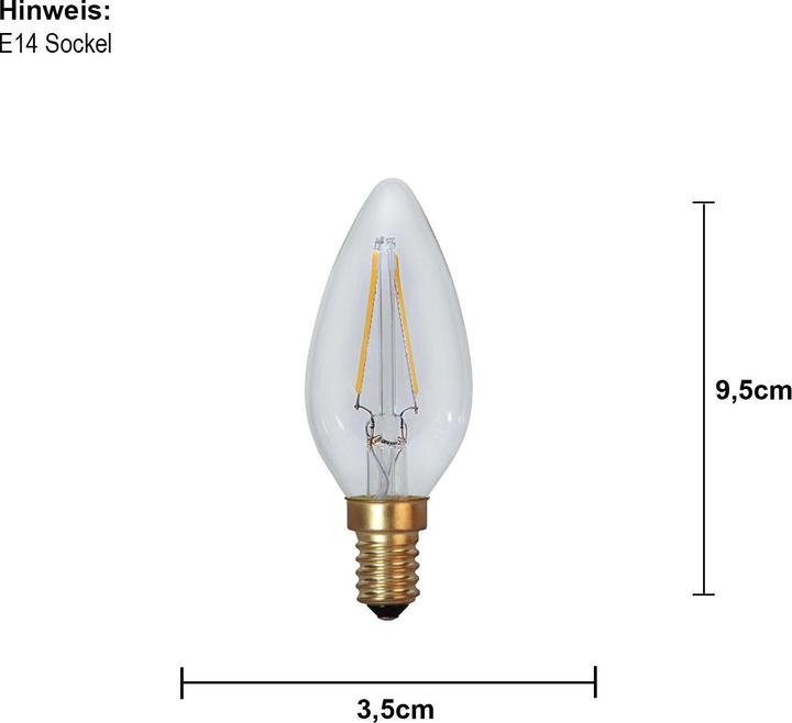 Immagine prodotto Star Trading Soft Glow (E14, 1.50 W, 120 lm, 1 x, G)