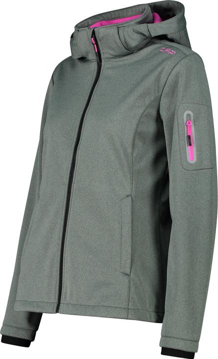 Actual product image CMP Campagnolo Women's Softshell Jacket Zip Hood (34, XXS)