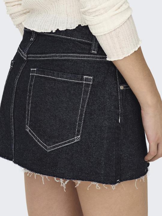 Actual product image Only Mid waist mini skirt denim skirt (L)